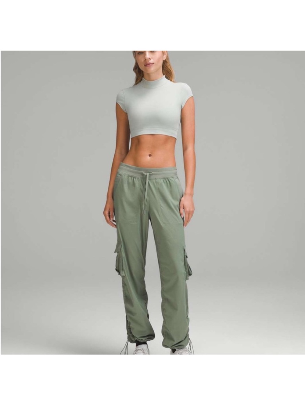 lululemon athletica Sage Green Cargo Track Pants - Women